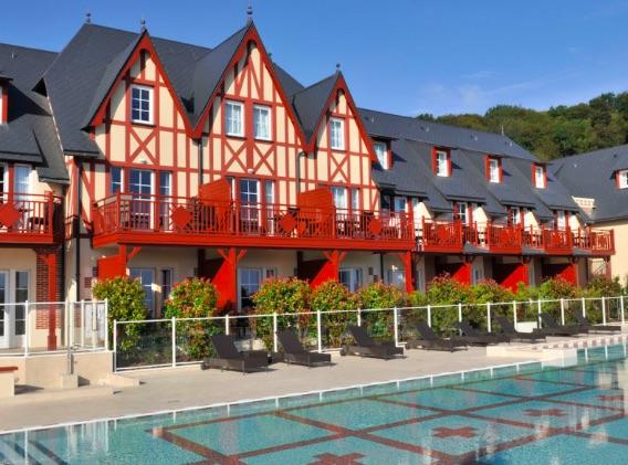 Duplex géré par Pierre & Vacances en résidence de Tourisme à Houlgate en Normandie