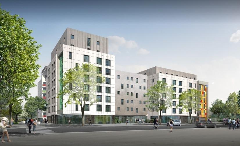 Studio et parking en résidence étudiante gérée par Q7 Campus à Lyon